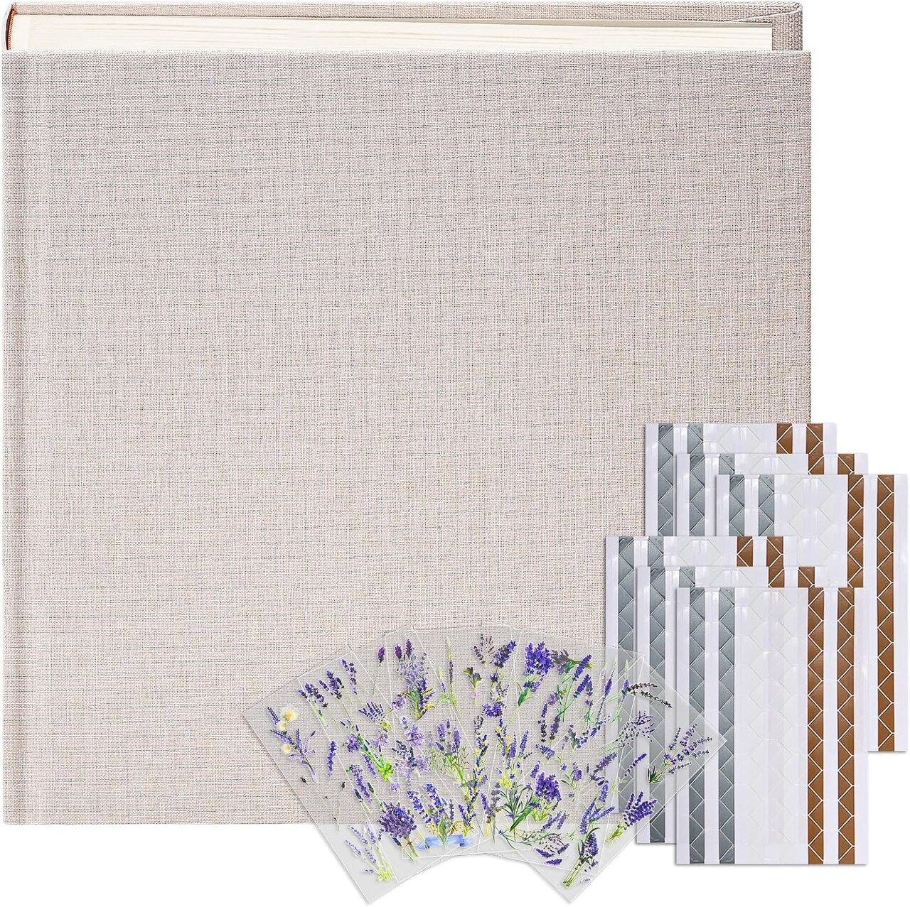 Premium Scrapbook Album 50 Pages - Large Capacity Photo Album with Multiple Size Options - Acid-Free and Archival Quality - Perfect for Wedding, Graduation, and Special Memories